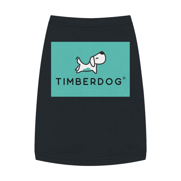 Timberdog Pet Tank Top - Original Aqua Logo