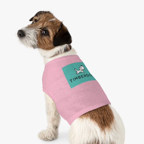 Timberdog Pet Tank Top - Original Aqua Logo