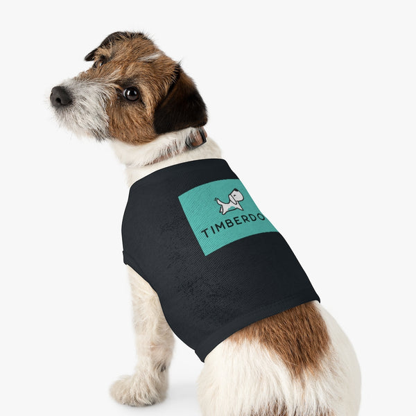 Timberdog Pet Tank Top - Original Aqua Logo