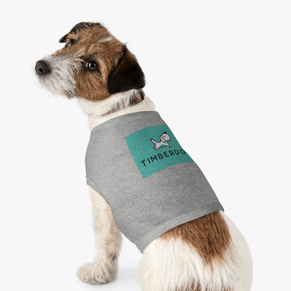 Timberdog Pet Tank Top - Original Aqua Logo
