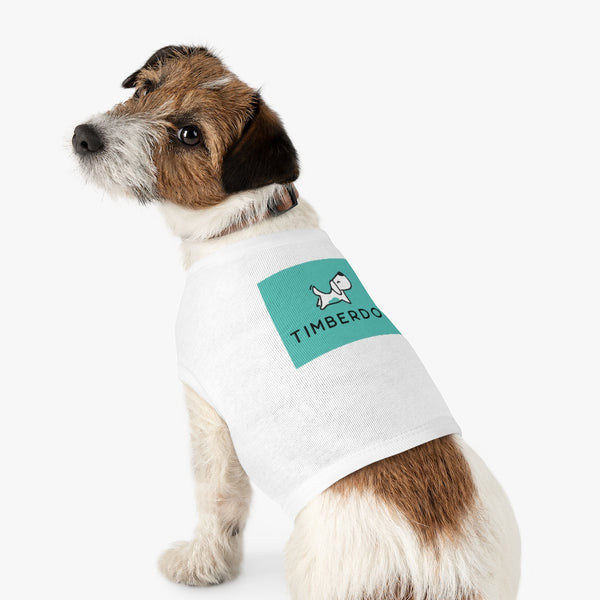 Timberdog Pet Tank Top - Original Aqua Logo