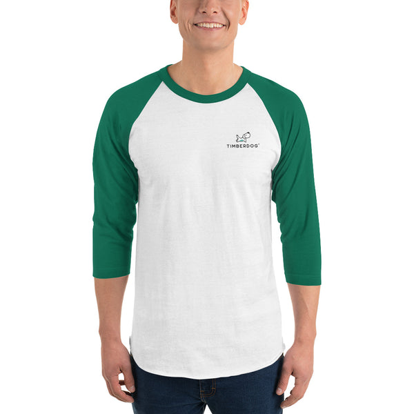 Timberdog Unisex 3/4 Sleeve Raglan Shirt, raglan shirt, raglan shirts, raglan t shirt, raglan t shirts, raglan tshirt, raglan tshirts, raglan sleeve shirt, raglan sleeve shirts