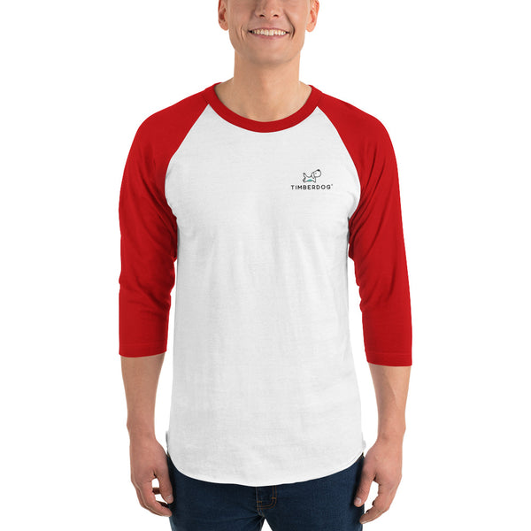 Timberdog Unisex 3/4 Sleeve Raglan Shirt, raglan shirt, raglan shirts, raglan t shirt, raglan t shirts, raglan tshirt, raglan tshirts, raglan sleeve shirt, raglan sleeve shirts