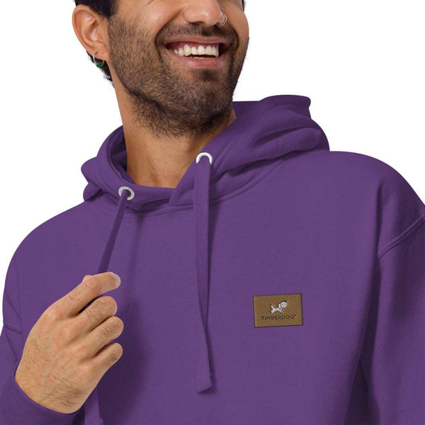 Timberdog Ultra-Soft Hoodie, ultra soft hoodie, sweatshirt, timberdog, mens hoodie, womens hoodie, mens sweatshirt, womens sweatshirt, unisex hoodie, unisex sweatshirt, warm, high quality, drawstring, hooded, hood, plush, winter, fall, warm clothing, sporty, branded, hand warmer, cute logo, embroidered logo, embroidered, purple hoodie, purple