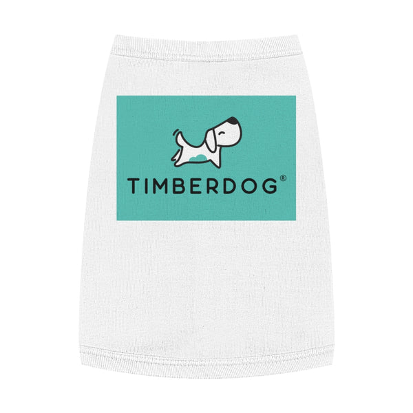 Timberdog Pet Tank Top - Original Aqua Logo