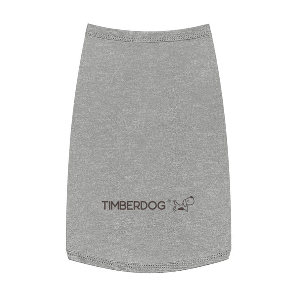 Timberdog Pet Tank Top - Brown Logo
