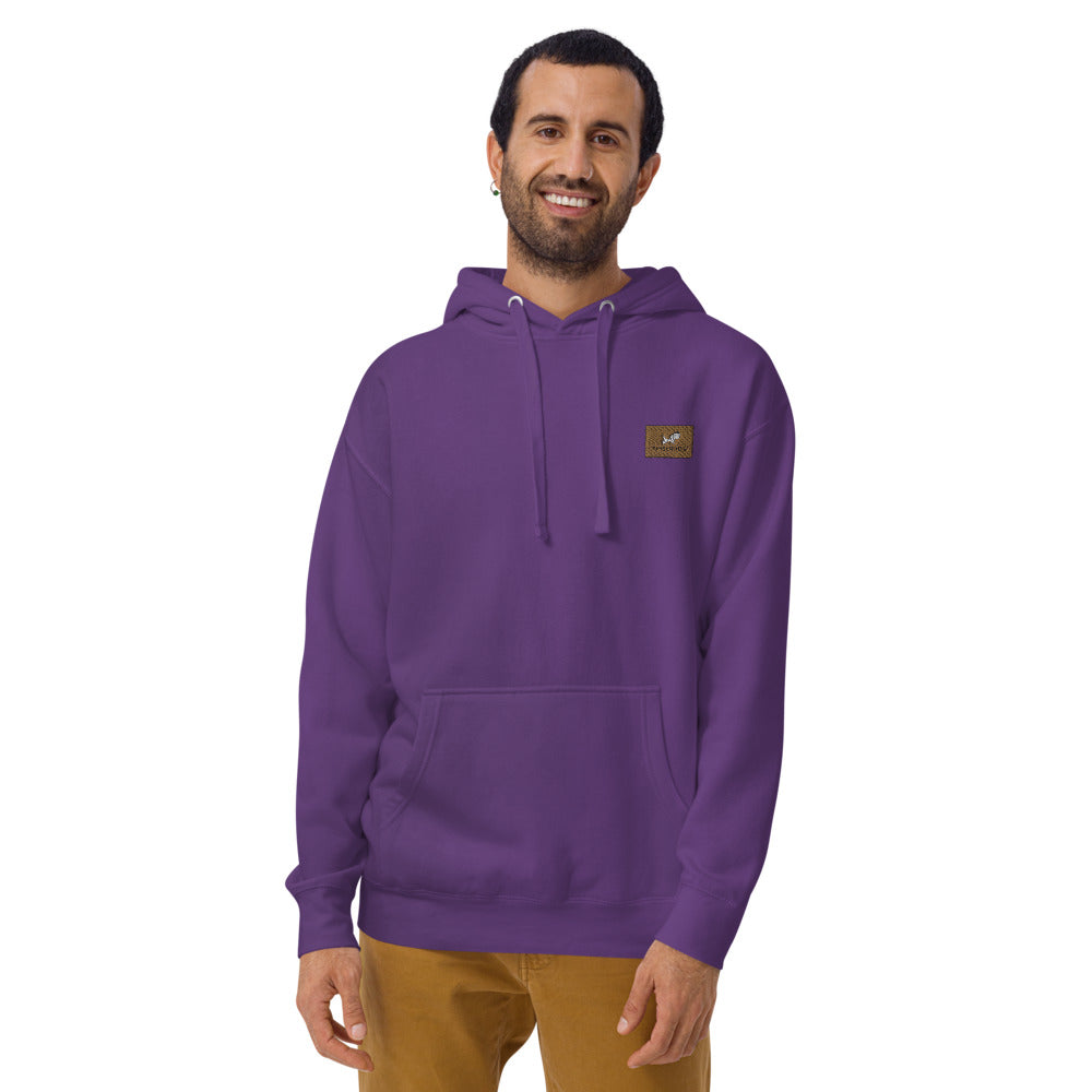 FRENCH TERRY SPLASH PAINTED ZIP-UP HOODIE BLUE – THE SHOP