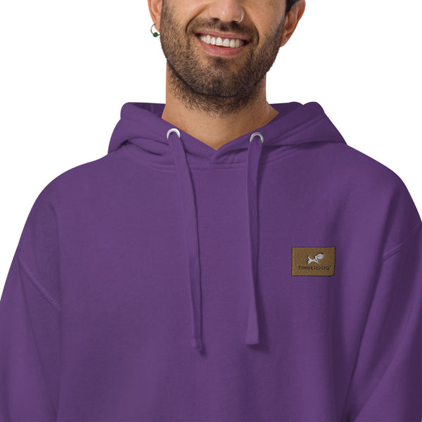 ultra soft hoodie, sweatshirt, timberdog, mens hoodie, womens hoodie, mens sweatshirt, womens sweatshirt, unisex hoodie, unisex sweatshirt, warm, high quality, drawstring, hooded, hood, plush, winter, fall, warm clothing, sporty, branded, hand warmer, cute logo, embroidered logo, embroidered, purple hoodie, purple